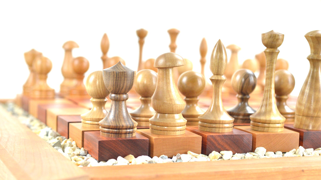 The Original Floating Chess Board – rosatowoodturning